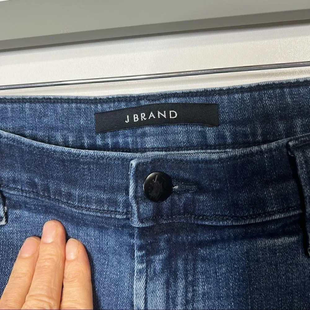 J Brand Crop Tuxedo Blue Jeans